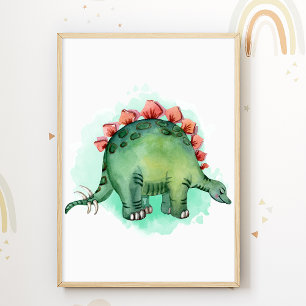 Dinosaurier Print Dino Kids Room Poster