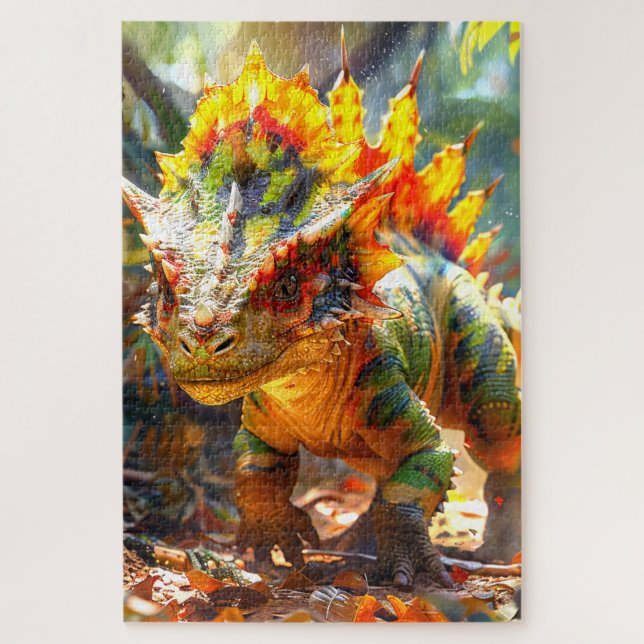 Dinosaurier Puzzle (Vertikal)