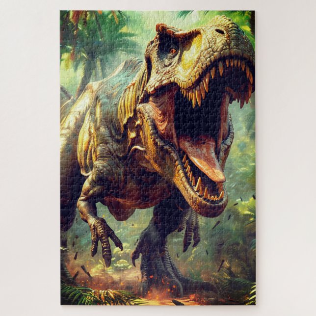 Dinosaurier Puzzle (Vertikal)