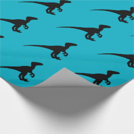 Dinosaurier-Raubvogel, Dino-Entwurf Geschenkpapier