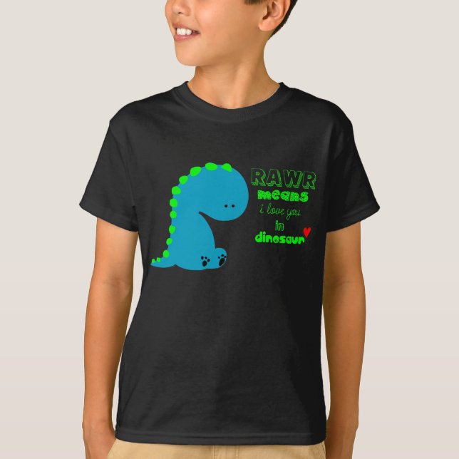 Dinosaurier rawr Shirt (Vorderseite)