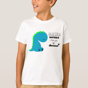 Dinosaurier Rawr T - Shirt für Kinder