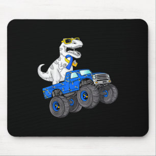 Dinosaurier Reitwagen World Down Syndrome Day Boys Mousepad