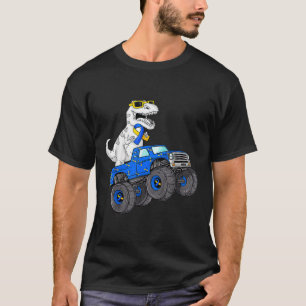 Dinosaurier Reitwagen World Down Syndrome Day Boys T-Shirt