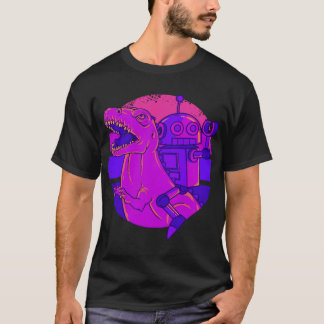 Dinosaurier Robot Vintag T Rex T-Shirt