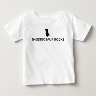 Dinosaurier Rocks! Langschläfer-T-Shirt (T-Rex) Baby T-shirt