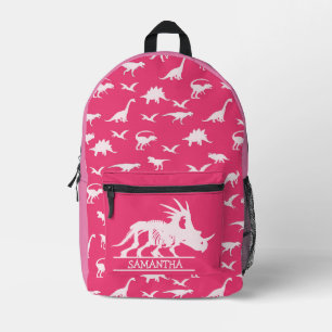 Dinosaurier Rosa Thema gedruckter Rucksack