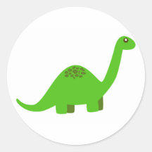 Dinosaurier Round Sticker