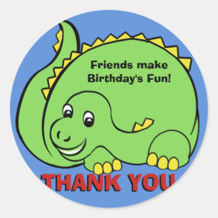 Dinosaurier Runder Aufkleber