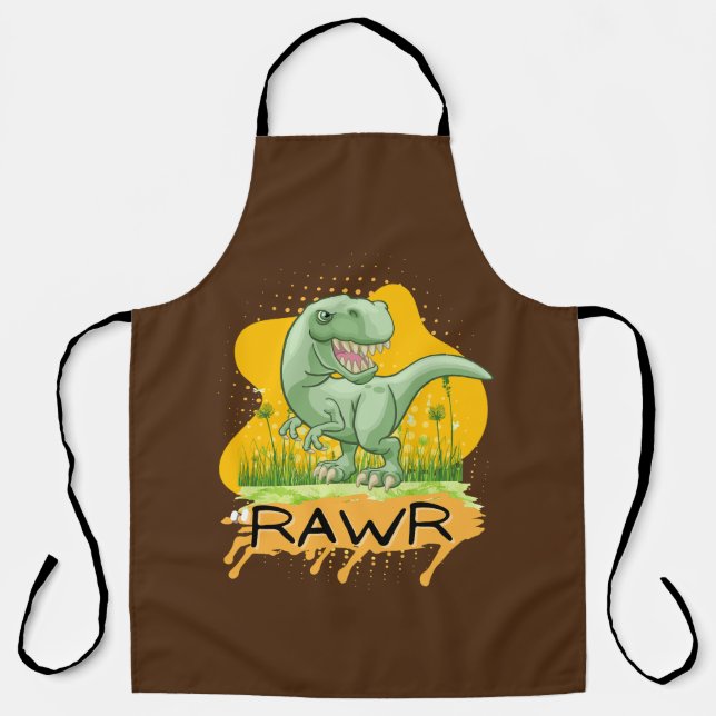 Dinosaurier Schürze (Vorderseite)