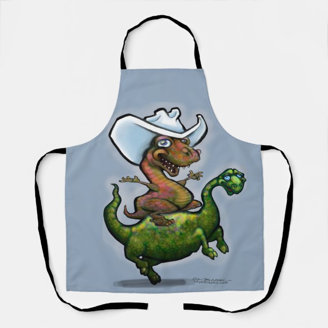 Dinosaurier-Schürze Schürze (Vorderseite)