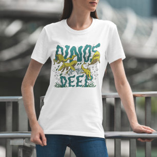 Dinosaurier schwimmen T-Shirt