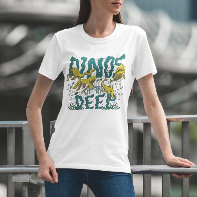 Dinosaurier schwimmen T-Shirt (Von Creator hochgeladen)