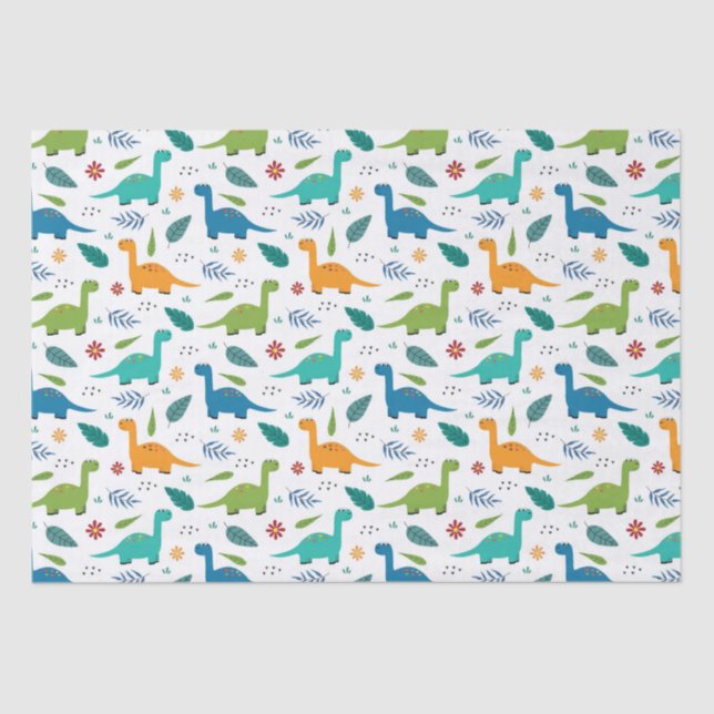Dinosaurier! Seidenpapier (Vorderseite)