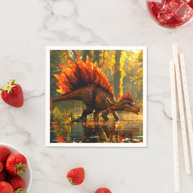 Dinosaurier Serviette (Beispiel)