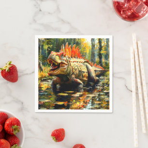 Dinosaurier Serviette
