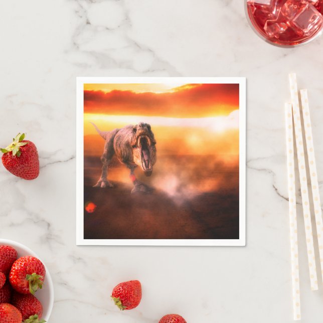 Dinosaurier Serviette (Beispiel)