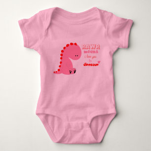 Dinosaurier-Shirt für Baby Baby Strampler