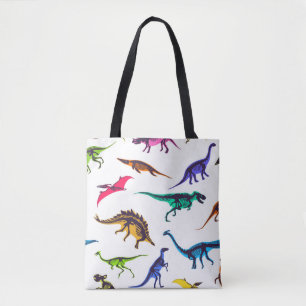 Dinosaurier-Silhouetten: Vintages Skizzenmuster.