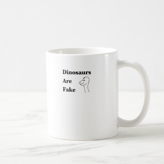 Dinosaurier sind Fake Kaffeetasse (Rechts)