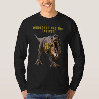 Dinosaurier sind nicht ausgestorben, sie leben in T-Shirt