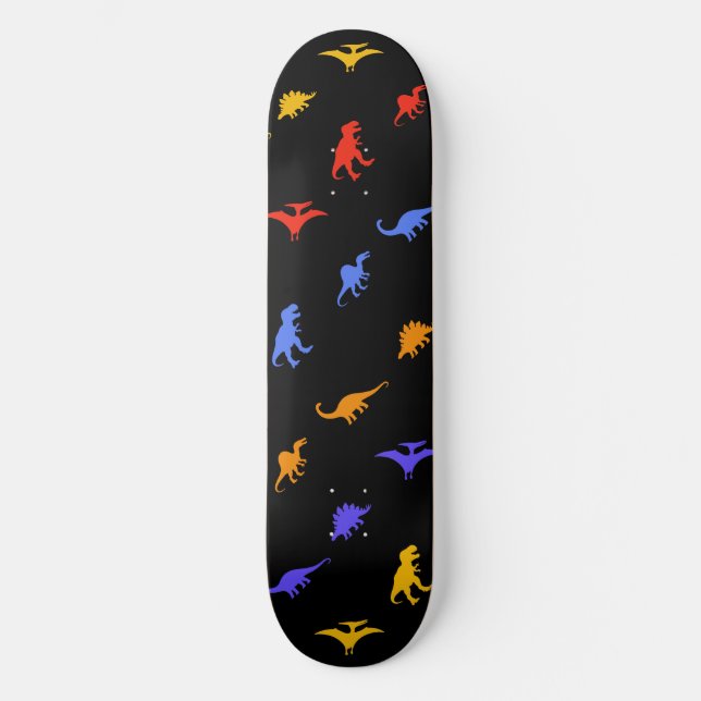 Dinosaurier Skateboard (Vorderseite)