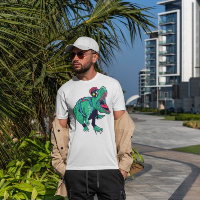Dinosaurier-Sonnenbrille T-Shirt (Von Creator hochgeladen)