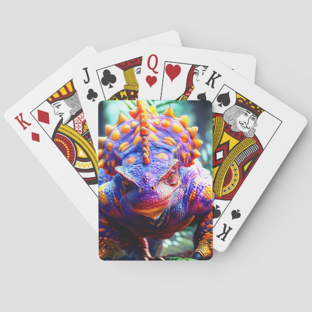 Dinosaurier Spielkarten (Rückseite)