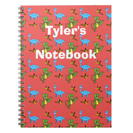 Dinosaurier Spiral Notebook Notizblock
