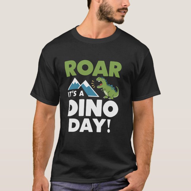 Dinosaurier Sprichwort Men Funny Boys Girls Dinosa T-Shirt (Vorderseite)