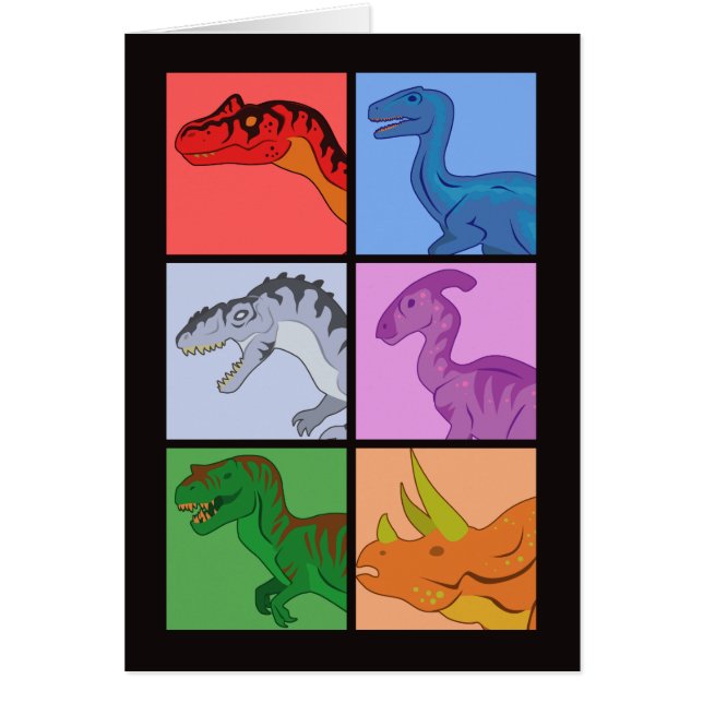 Dinosaurier Squares (Vorne)