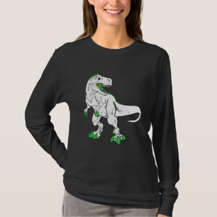 Dinosaurier St Patricks Day Boys Kids Kinderkind i T-Shirt
