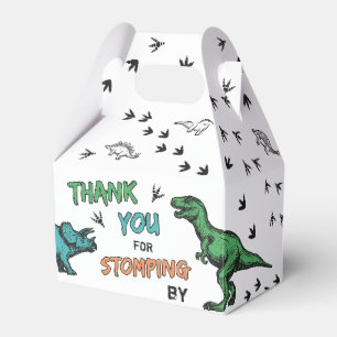 Dinosaurier stampfen kauen brüllen Geburtstag Dank Geschenkschachtel
