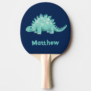 Dinosaurier Stegosaurus Vorname Tischtennis Schläger