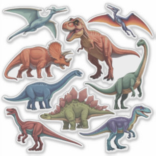 Dinosaurier-Sticker-Set Aufkleber