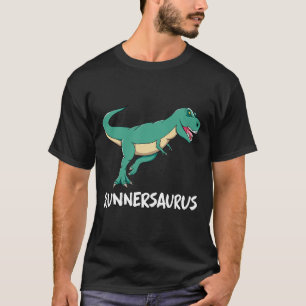 Dinosaurier T-Rex Dino Lustige Übung Cardio Laufen T-Shirt