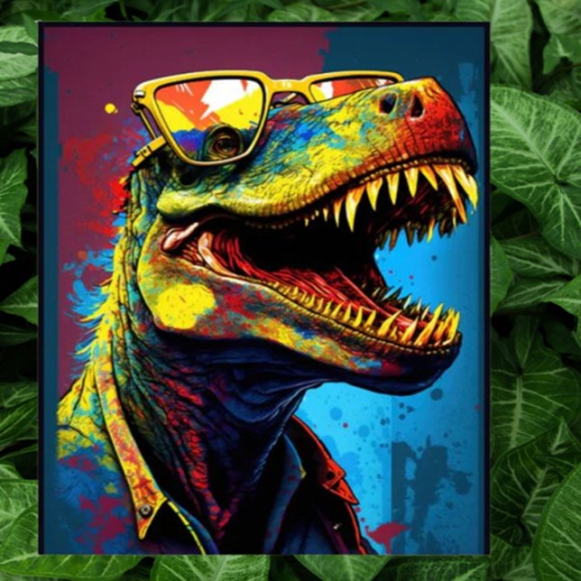 Dinosaurier T Rex Modern World Kids Poster (Are you planning a dinosaur-themed celebration? Look no further! )