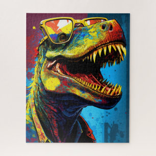 Dinosaurier T Rex Moderne Welt Kinder Puzzle