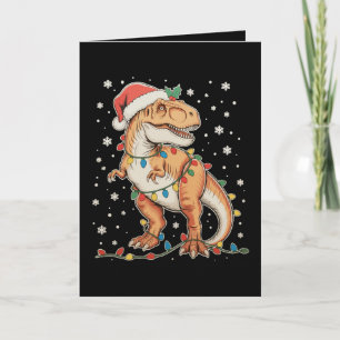 Dinosaurier T Rex Weihnachten Dino Weihnachtsbeleu