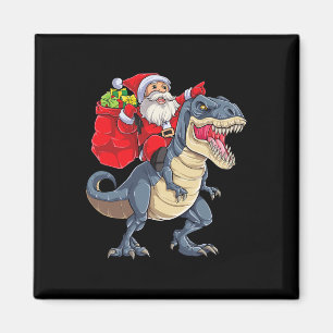 Dinosaurier T Rex Weihnachten Santa Jungen Männer  Magnet