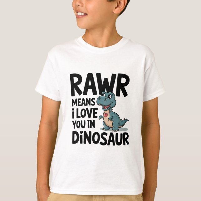 Dinosaurier T-Shirt (Vorderseite)
