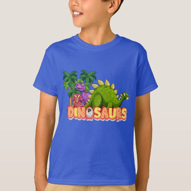 Dinosaurier T-Shirt (Vorderseite)