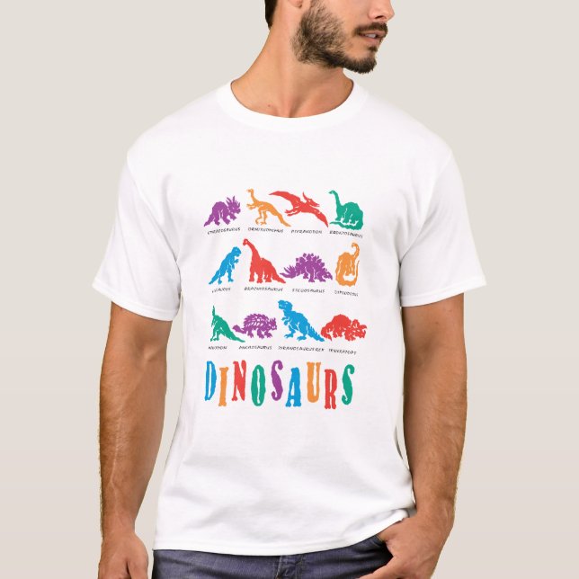 Dinosaurier-T - Shirt (Vorderseite)