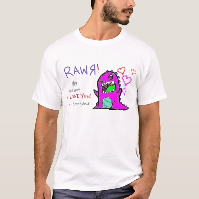 Dinosaurier-T-Shirt T-Shirt (Vorderseite)