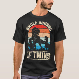 Dinosaurier tanzen zusammen Happy Tante Uncle Saur T-Shirt