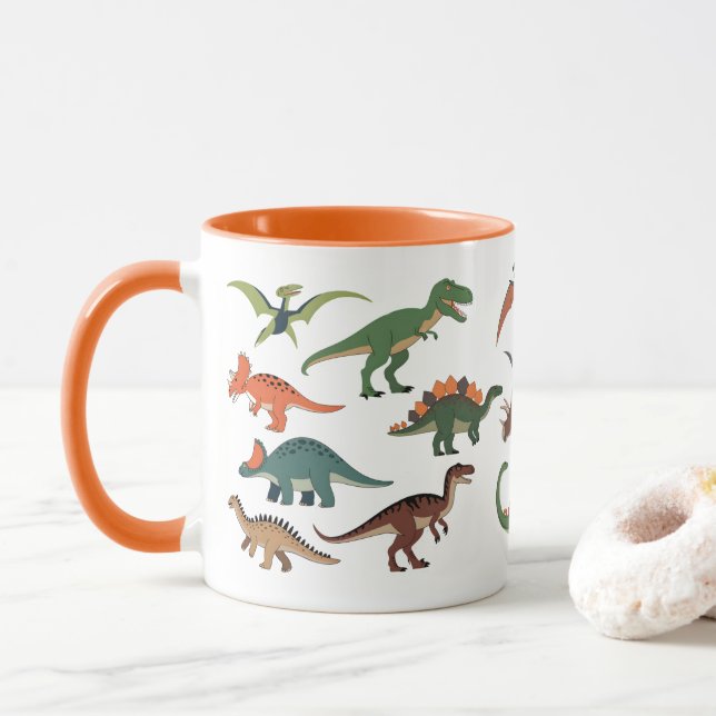 Dinosaurier Tasse (Mit Donut)