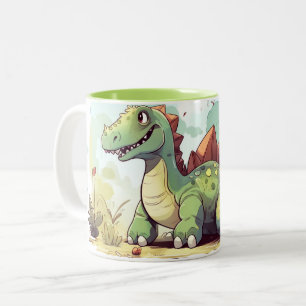 Dinosaurier-Tasse - Ich bin Gefühl Dino-Milbe Zweifarbige Tasse