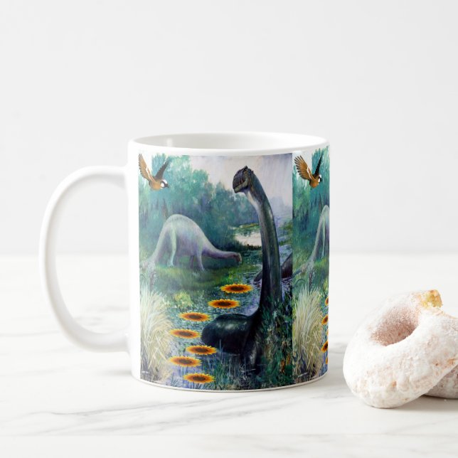 Dinosaurier-Tasse Tasse (Mit Donut)