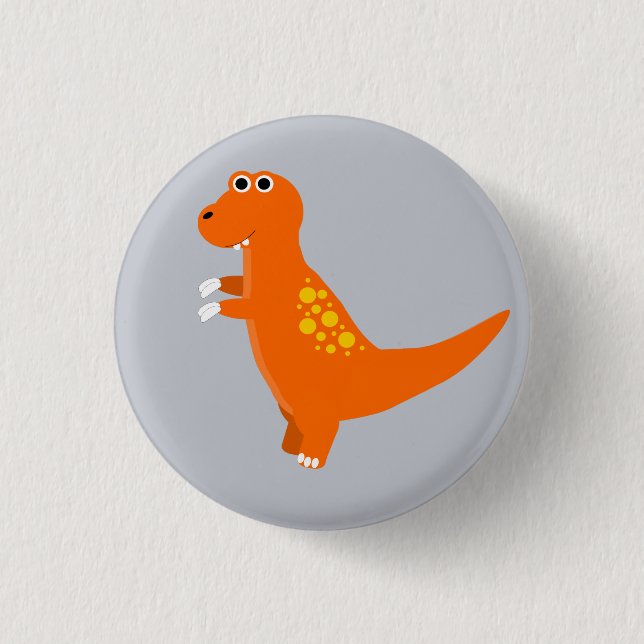 Dinosaurier-Taste, T-Rex-Taste, Dino-Taste Button (Vorderseite)