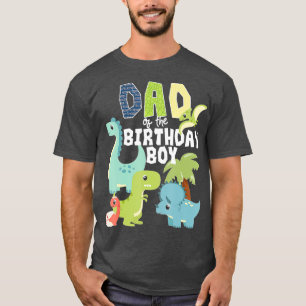 Dinosaurier Thema Geburtstag Vater des Geburtstags T-Shirt